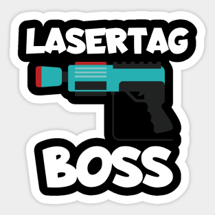 Lasertag boss Sticker